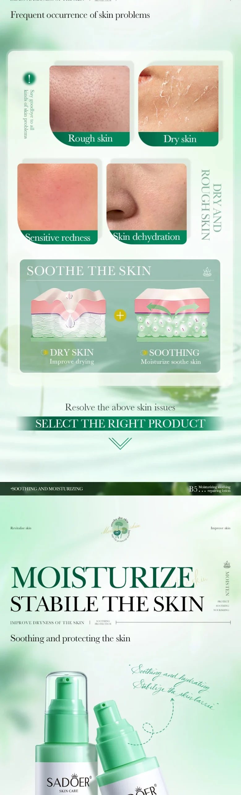 SADOER Centella Asiatica B5 Lotion product information