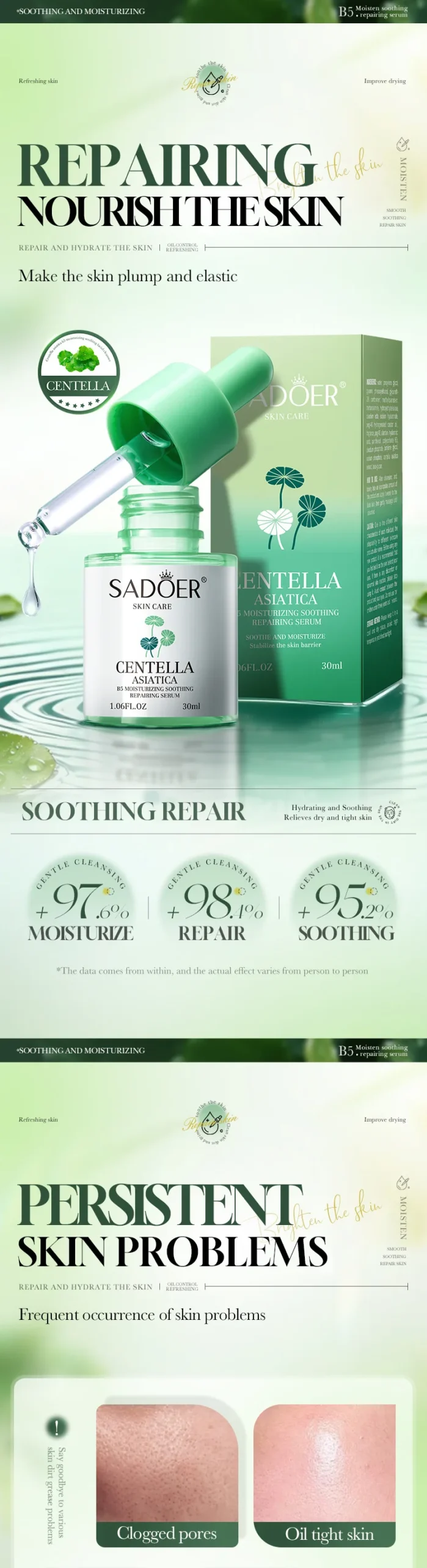 SADOER Centella Asiatica B5 Serum product information