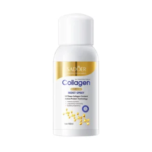 SADOER Collagen Facial Spray bottle for intensive hydration and anti-aging skincare.