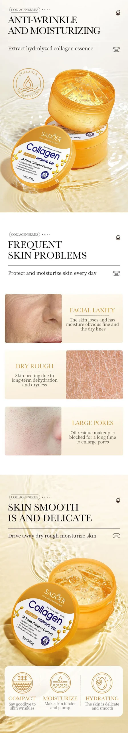 SADOER Collagen Firming Gel product information