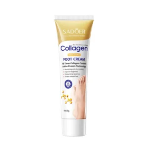SADOER Collagen Foot Cream 60g tube for moisturizing and repairing dry, cracked feet.