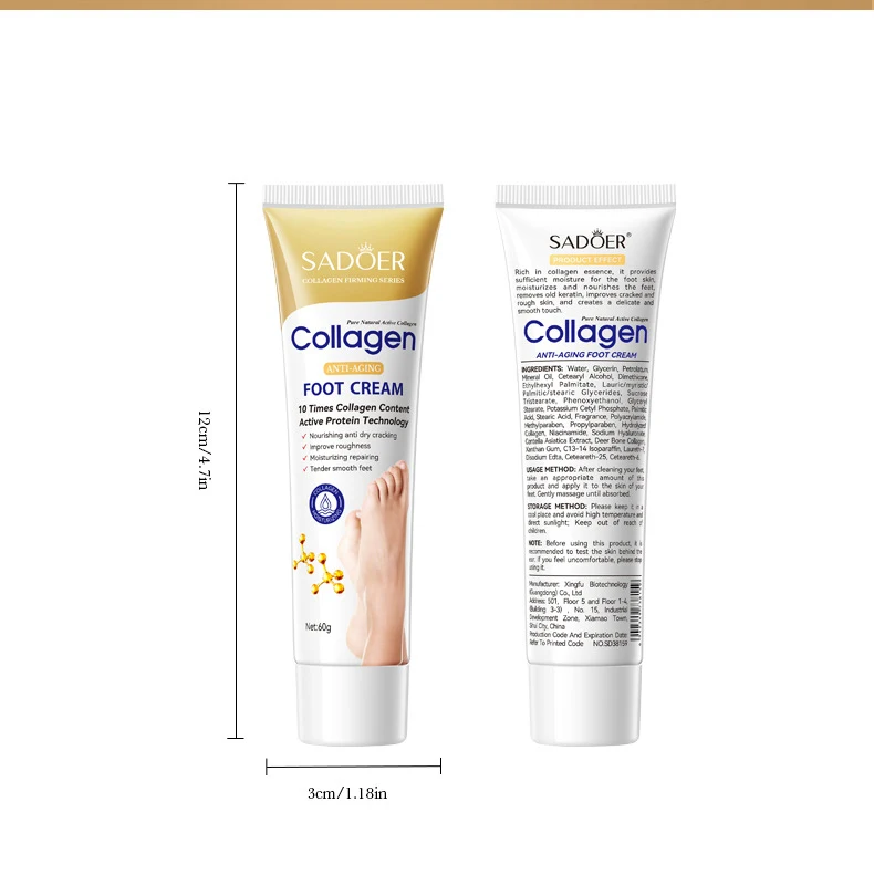 SADOER Collagen Foot Cream product information
