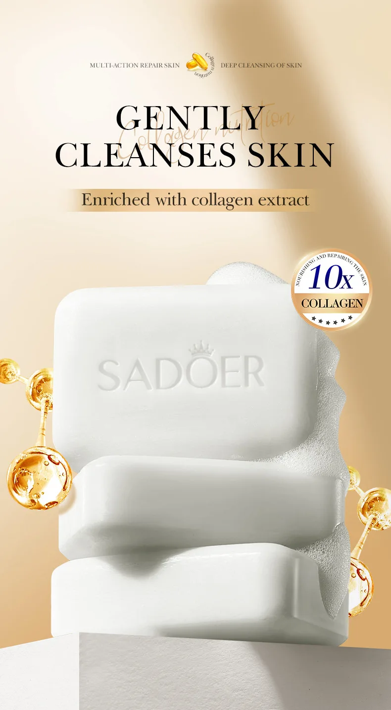 SADOER Collagen Soap Bar product information