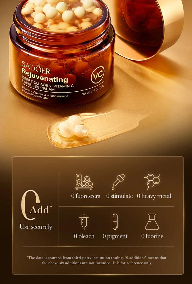 SADOER Deep Collagen Vitamin C Face Cream product information
