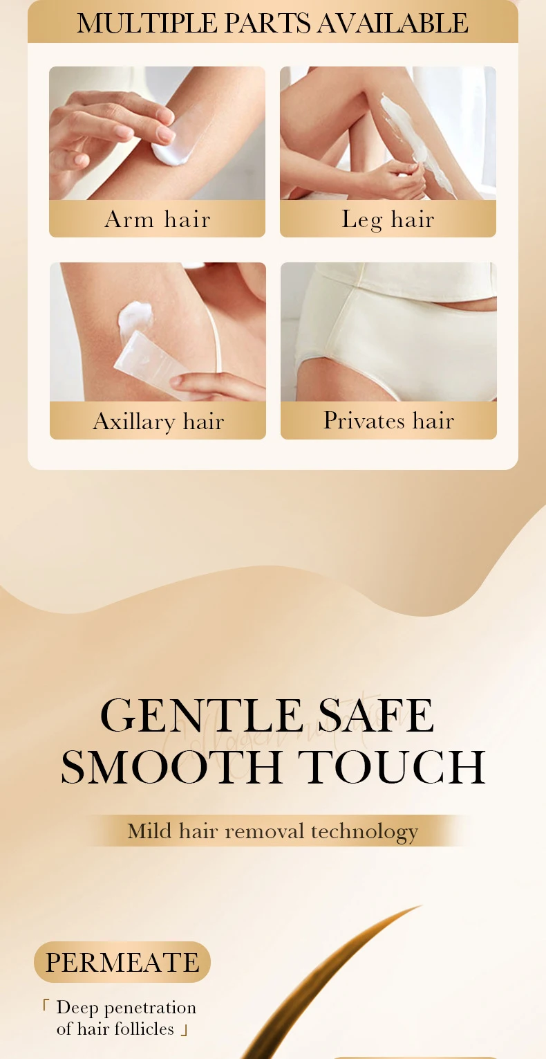 SADOER Flawless Collagen Hair Removal Cream product information