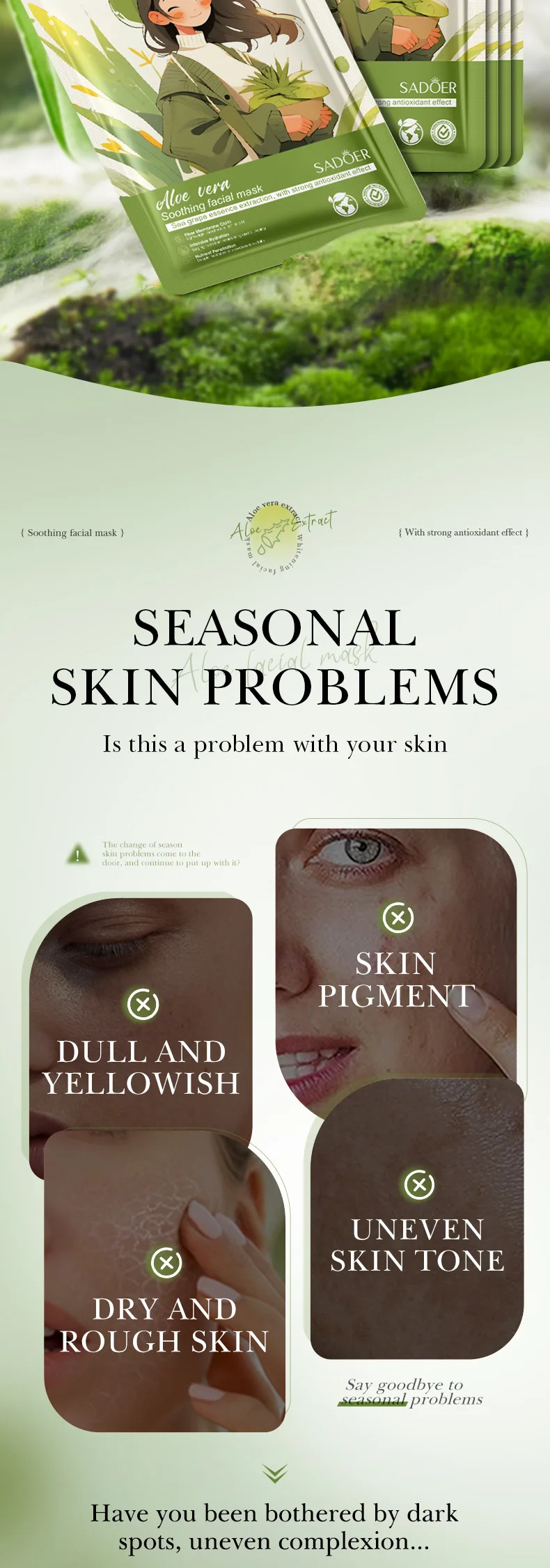 SADOER Fruit Face Sheet Mask product information