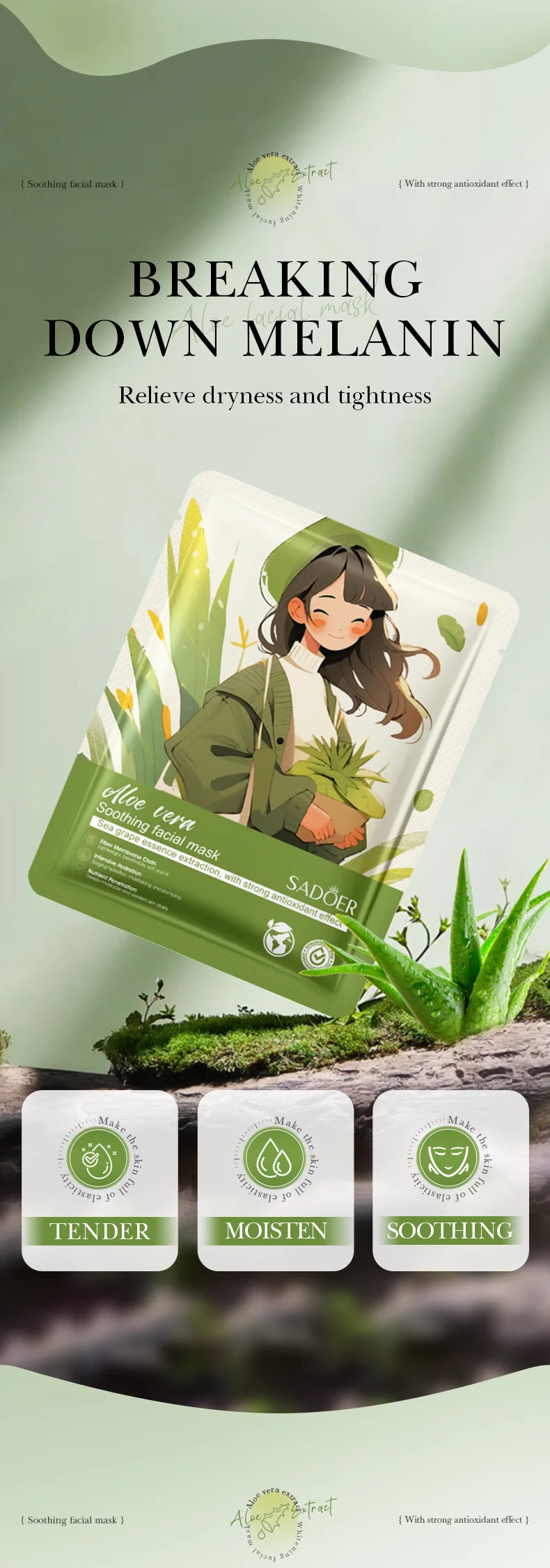 SADOER Fruit Face Sheet Mask product information