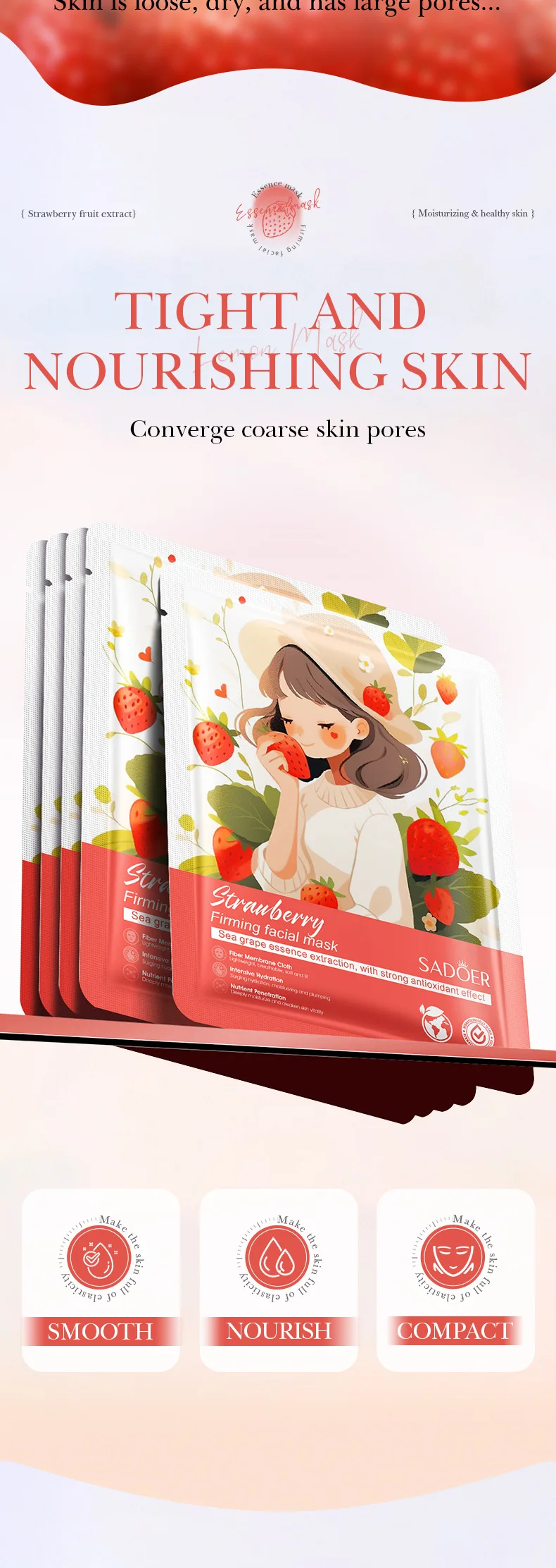 SADOER Fruit Face Sheet Mask product information