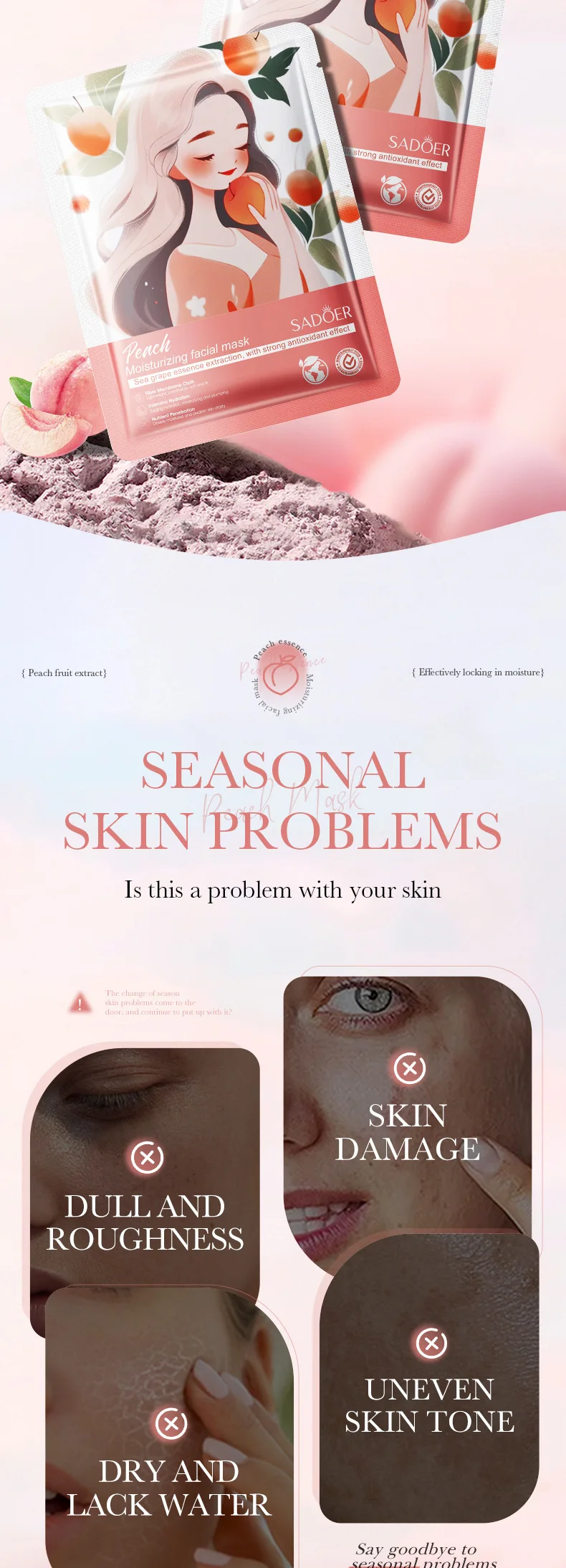SADOER Fruit Face Sheet Mask product information