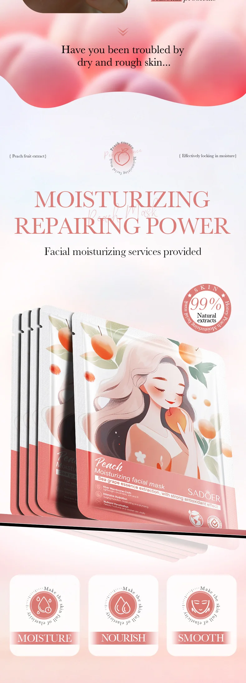 SADOER Fruit Face Sheet Mask product information