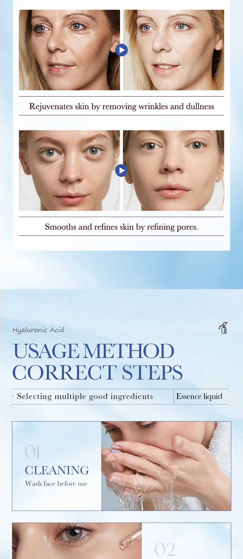 SADOER Hyaluronic Acid Face Serum product information