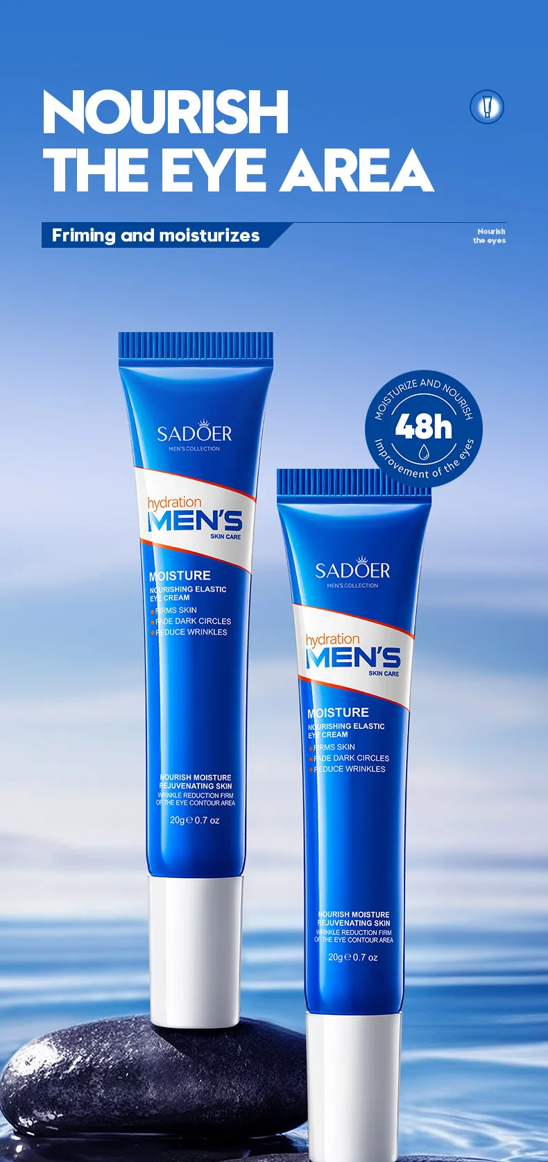 SADOER Men's Nourishing Eye Cream product information