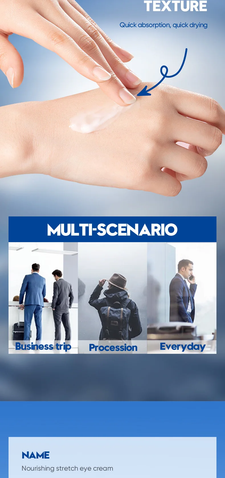 SADOER Men's Nourishing Eye Cream product information