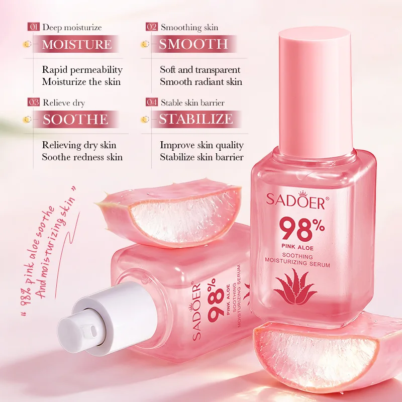 SADOER Pink Aloe Serum product information