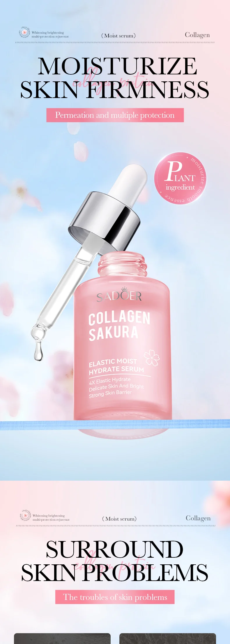 SADOER Sakura Collagen Serum product information