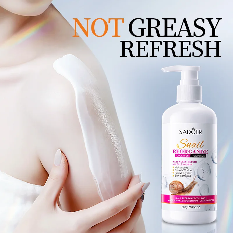 SADOER Snail Collagen Body Lotion product information