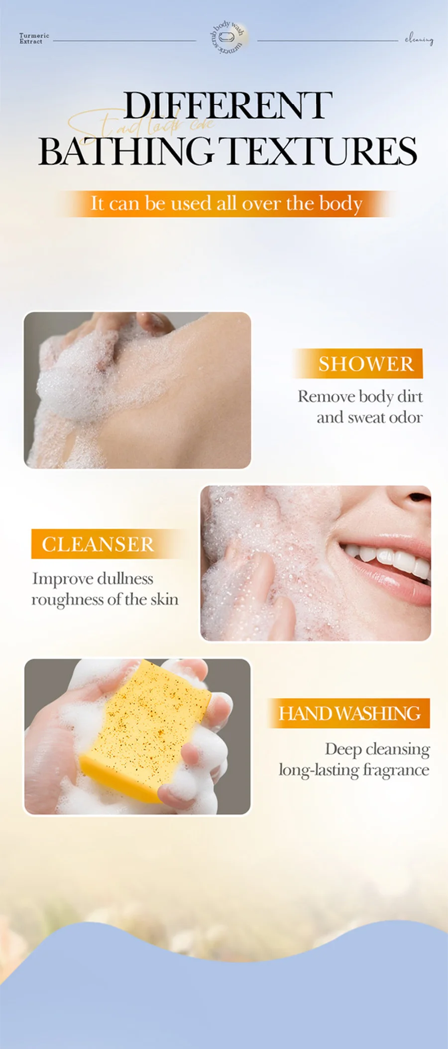 SADOER Turmeric Soap Bar product information