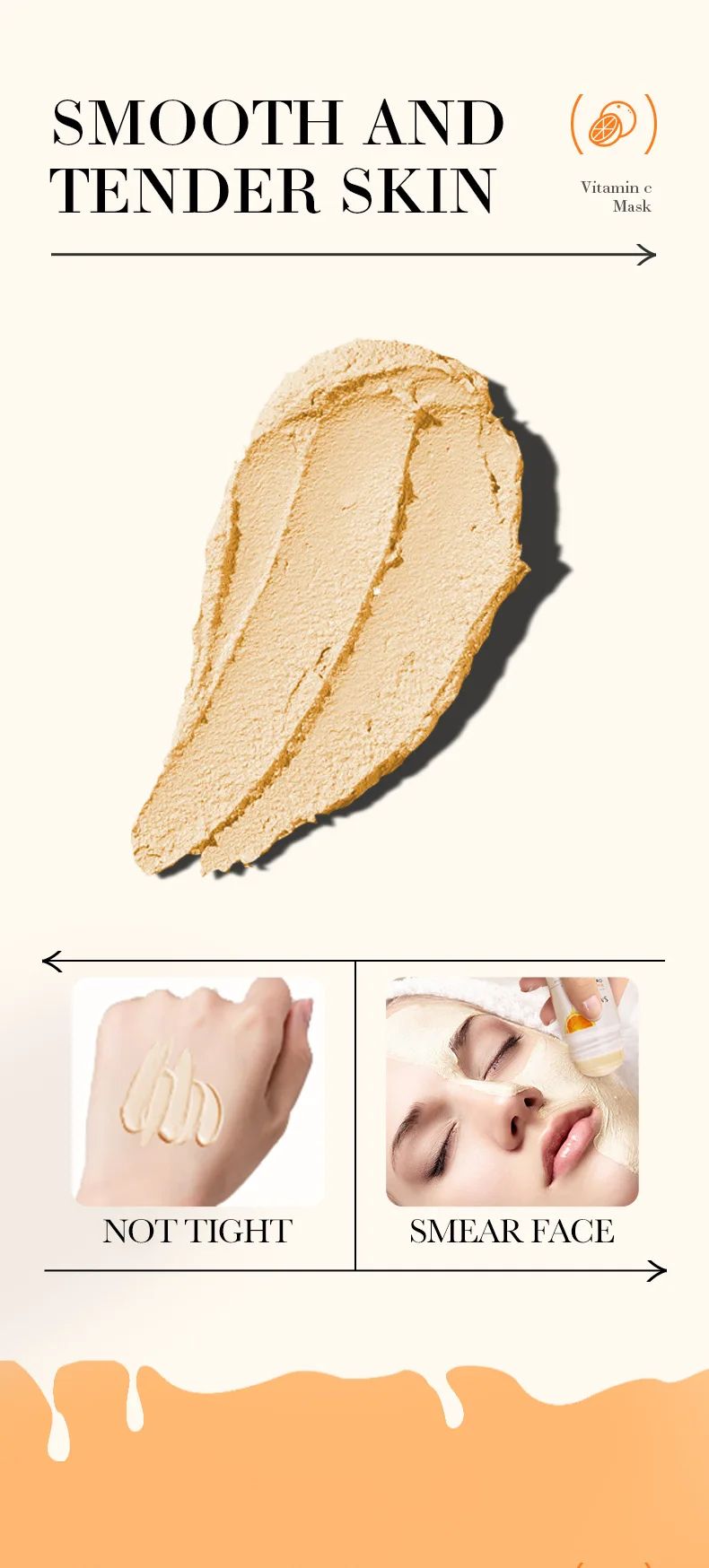 SADOER Vitamin C Clay Face Mask product information