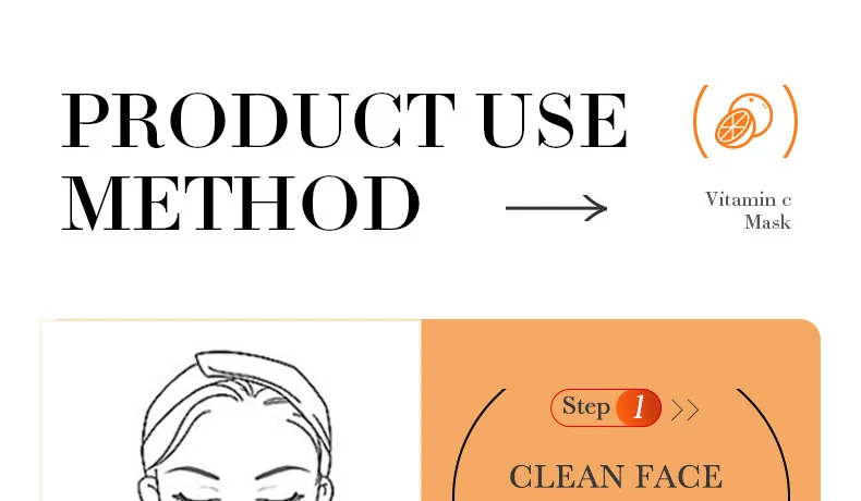 SADOER Vitamin C Clay Face Mask product information