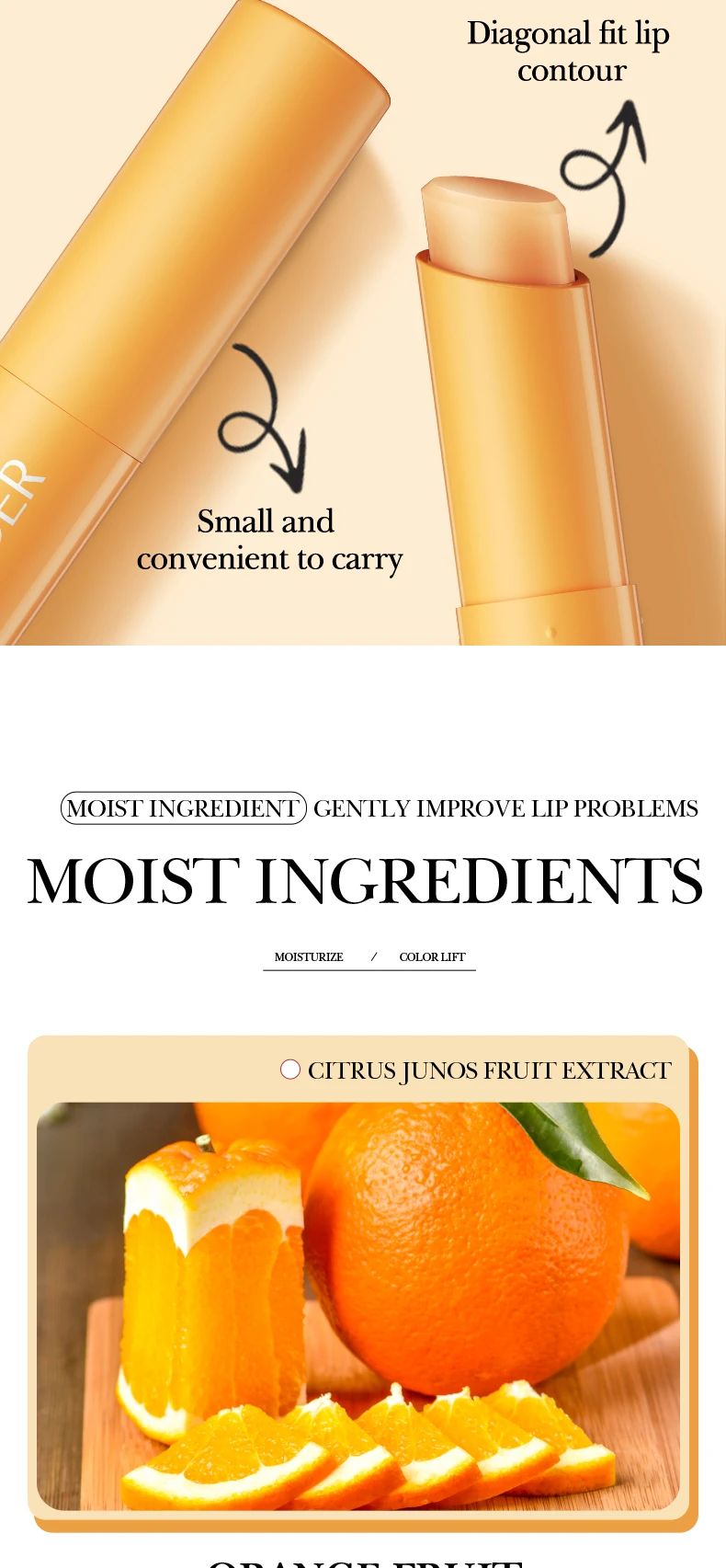 SADOER Vitamin C Lip Balm product information