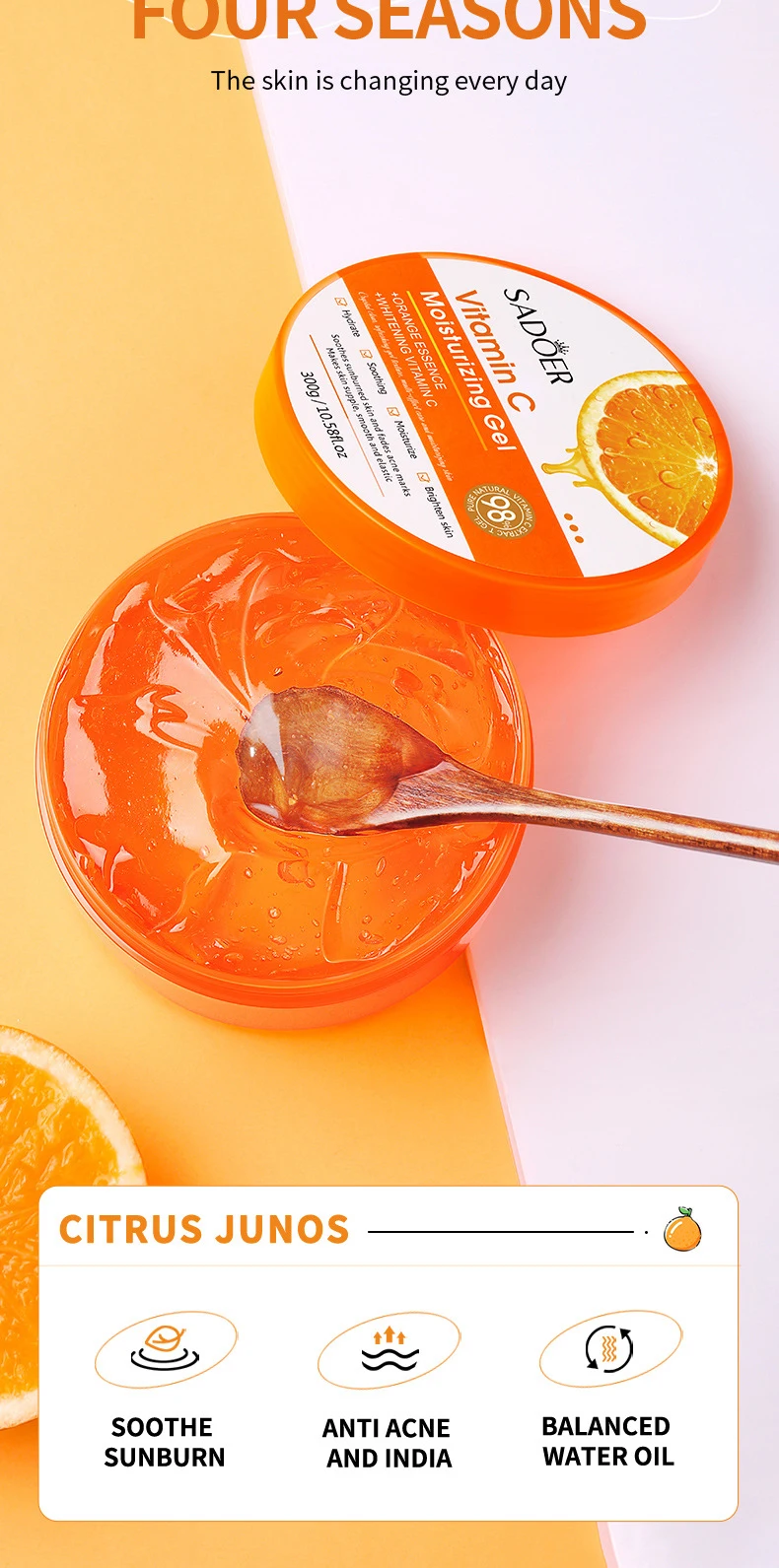 SADOER Vitamin C Moisturizing Gel product information