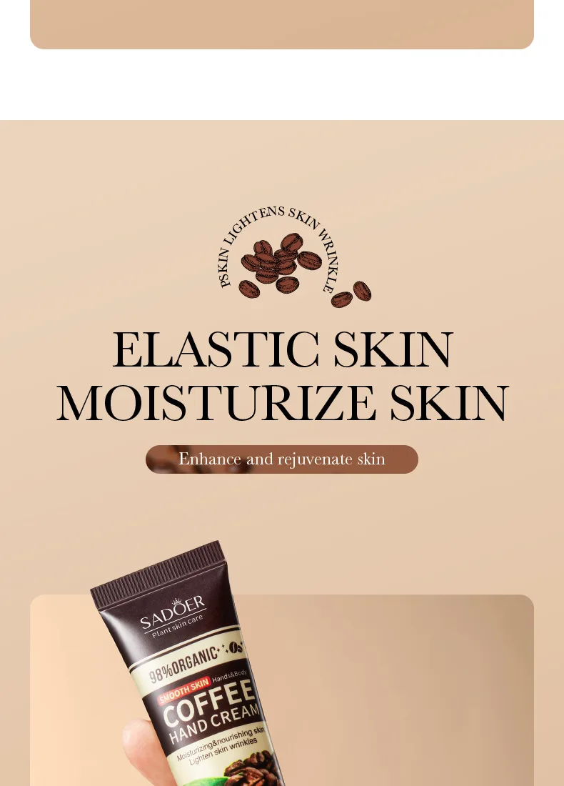 SADOER Coffee Hand Cream product information
