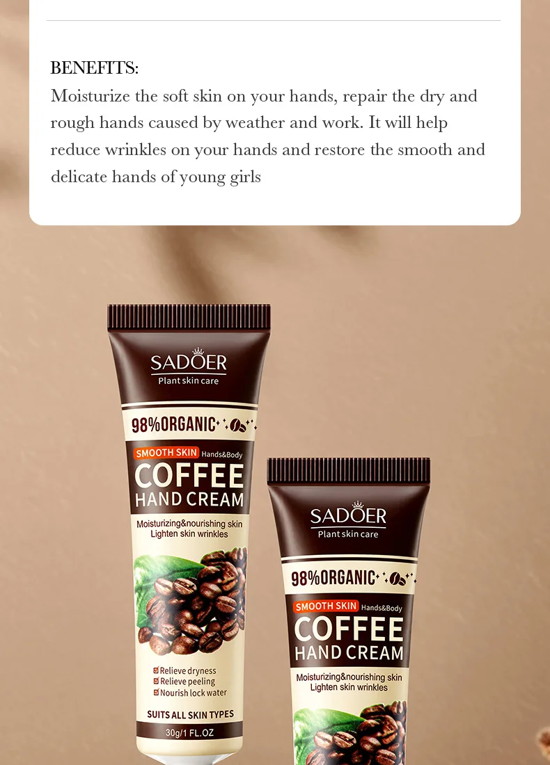 SADOER Coffee Hand Cream product information