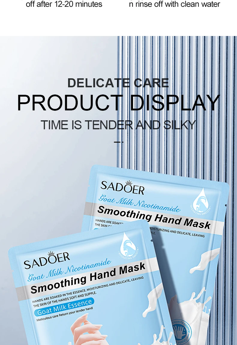 SADOER Goat Milk Nicotinamide Hand Mask product information