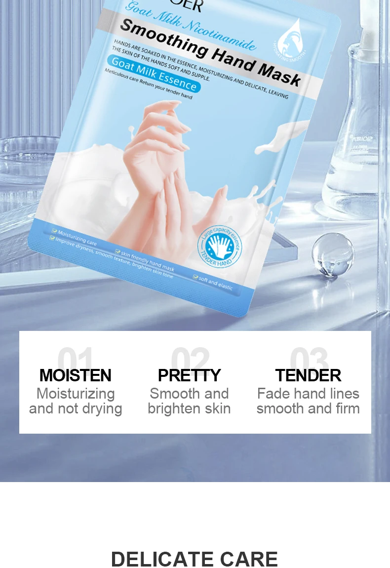 SADOER Goat Milk Nicotinamide Hand Mask product information