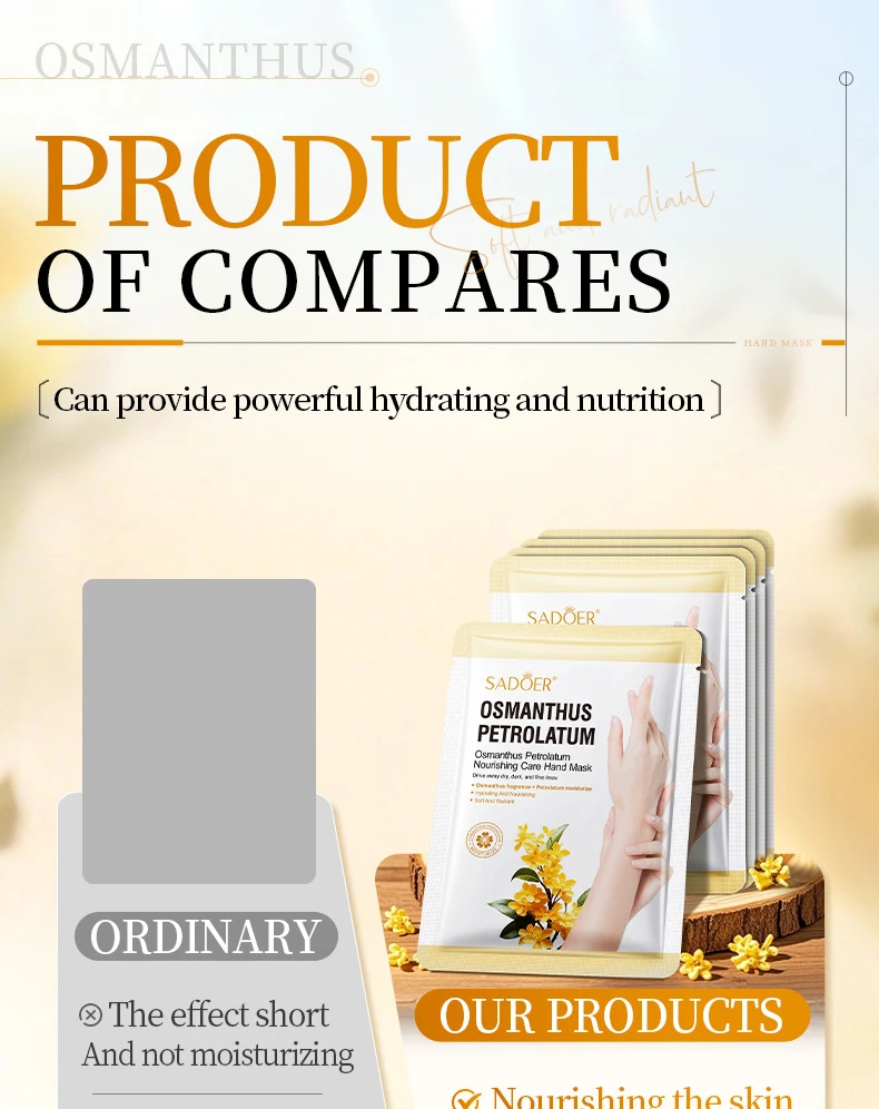 SADOER Osmanthus Petrolatum Hand Mask product information