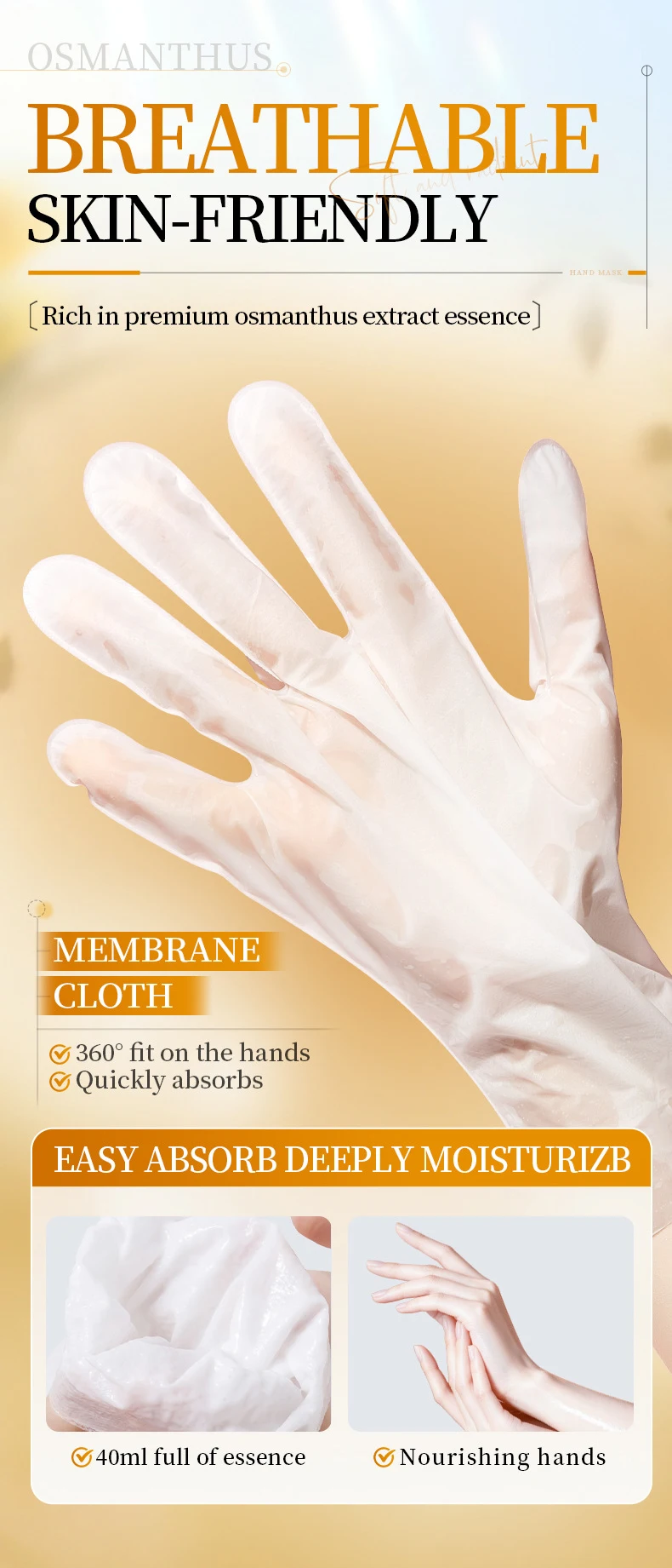 SADOER Osmanthus Petrolatum Hand Mask product information