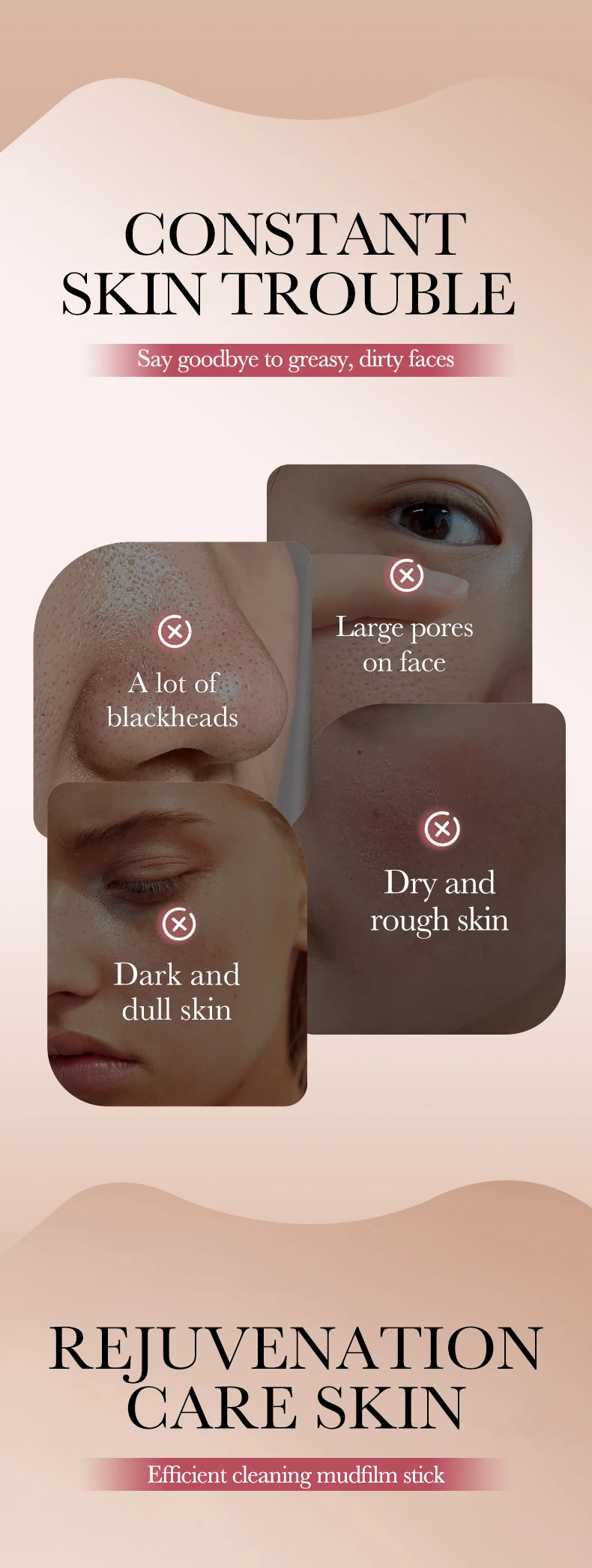SADOER Rose Clay Stick Face Mask product information