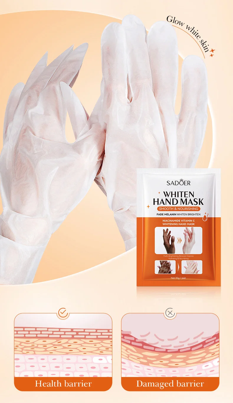SADOER Niacinamide & Vitamin C Hand Mask product information