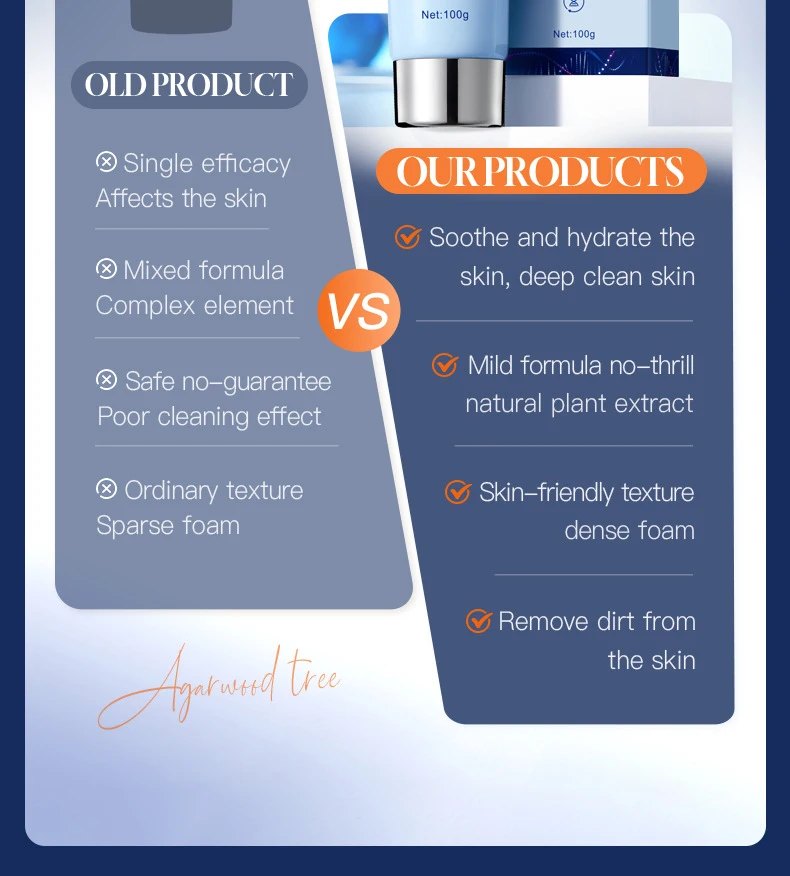 SADOER B5 Soothing and Purifying Facial Cleanser product information.