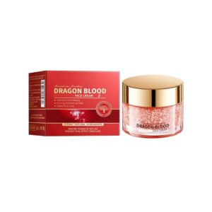 SADOER Dragon Blood Face Cream in a clear jar and red packaging box.