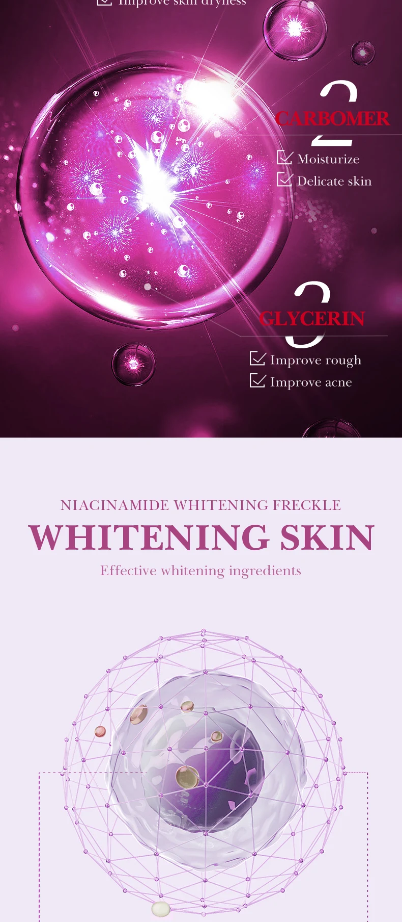 SADOER Niacinamide Brightening Essence product information.