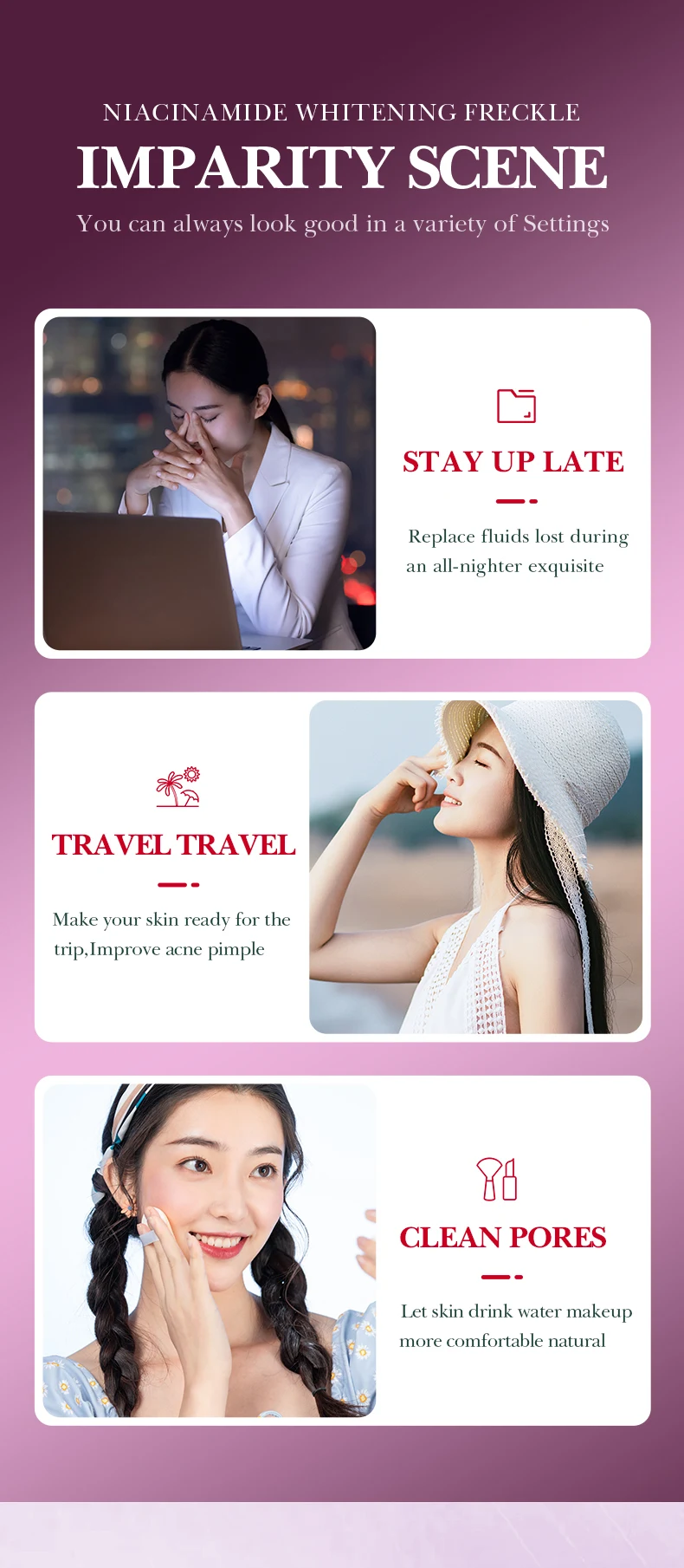 SADOER Niacinamide Brightening Essence product information.