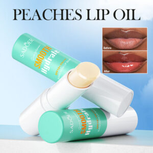 SADOER Sunscreen Lip Balm SPF 15+ tubes displaying before-and-after moisturizing lip results.