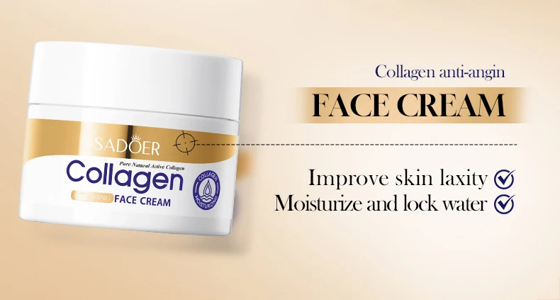 SADOER Collagen Travel Skincare Set product information.