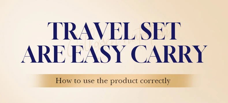 SADOER Collagen Travel Skincare Set product information.