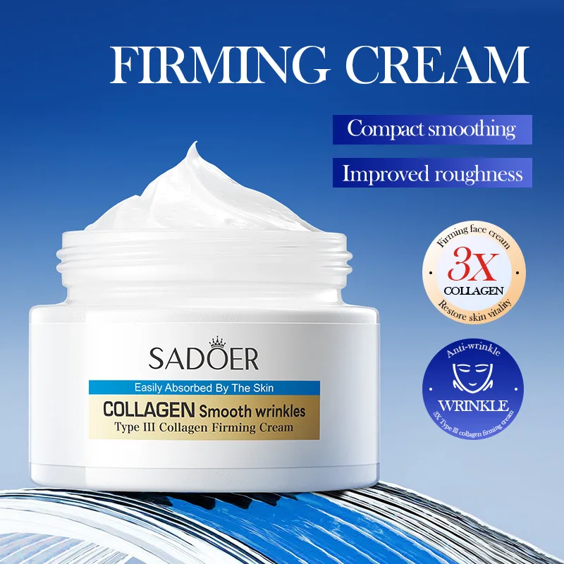 SADOER Type III Collagen Firming Face Cream product information.
