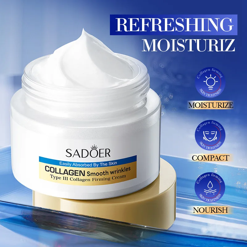 SADOER Type III Collagen Firming Face Cream product information.