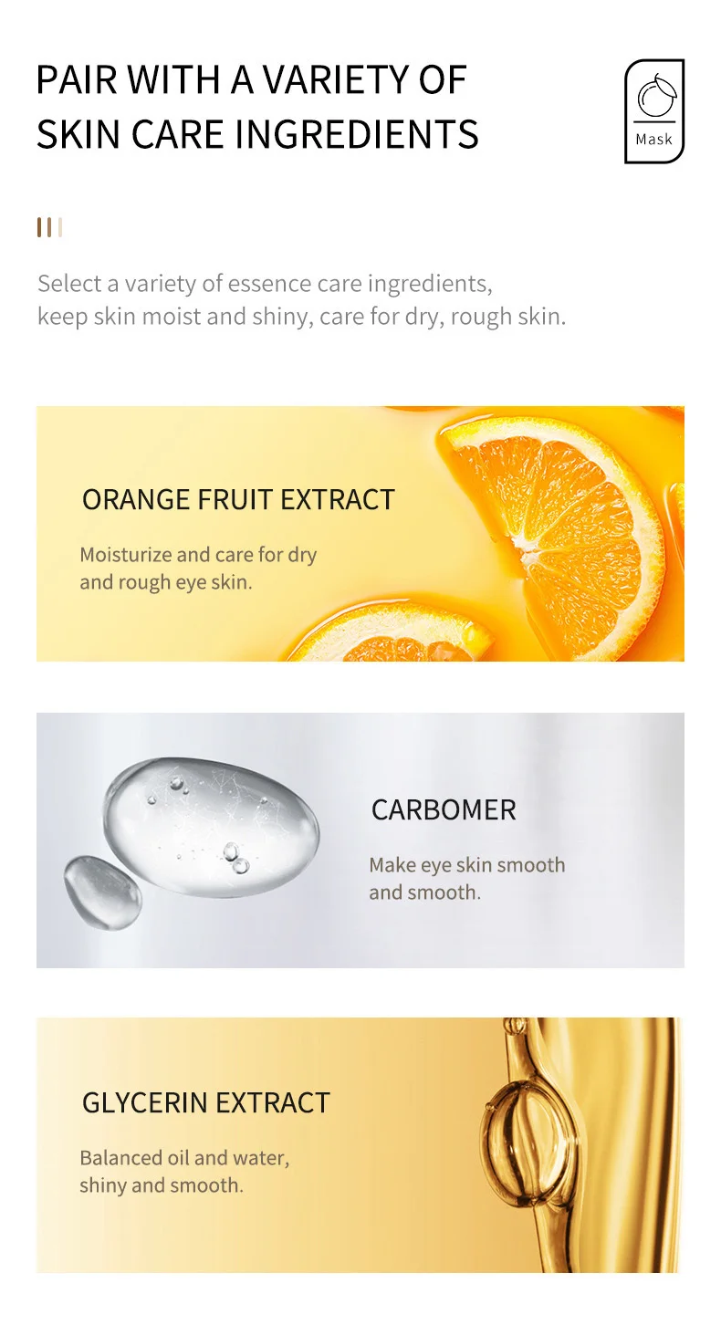 SADOER Vitamin C Brightening Eye Cream product information.